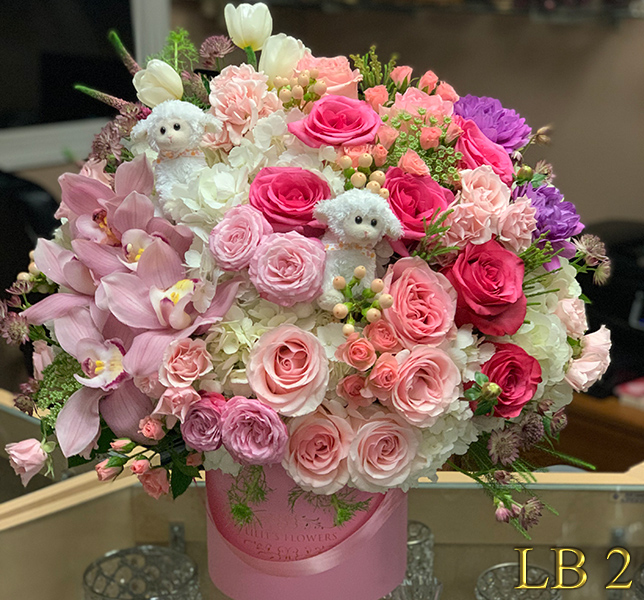 New baby Glendale Flower Delivery - pink, white and purple flowers
													Make sure to share with us your arrangement.
                                                    https://goo.gl/maps/Jgj1JeCetJv -  funeral spray flowers - Glendale  Sympathy flowers Florist funeral spray